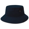 Navy White Sandwich Brim Bucket Hats